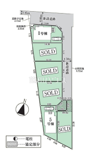 区画図　土日祝はもちろん、平日のご案内も可能です。まずはお気軽にお問合せ下さいませ。【清瀬市竹丘３丁目】