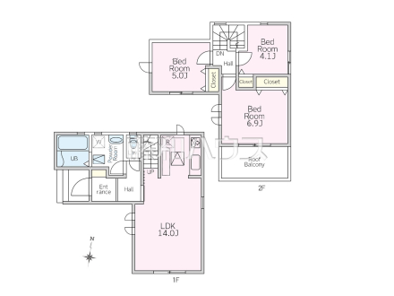 間取図　【西東京市南町２丁目】
