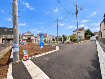 接道状況および現場風景　【東村山市野口町３丁目】／撮影日2026/09/10