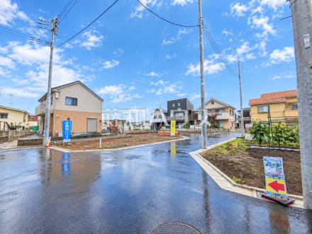 接道状況および現場風景　【東村山市野口町３丁目】／撮影日2026/09/07
