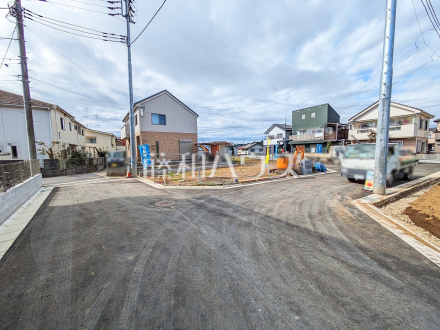 接道状況および現場風景　【東村山市野口町３丁目】／撮影日2026/10/22