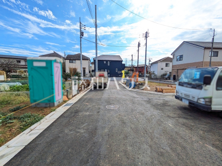 接道状況および現場風景　【東村山市野口町３丁目】／撮影日2026/10/22