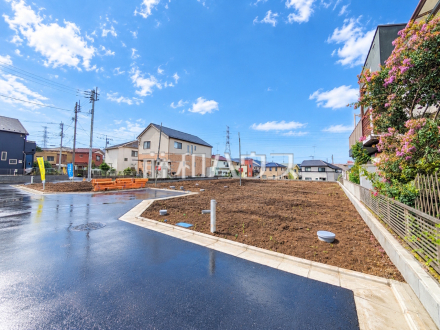 接道状況および現場風景　【東村山市野口町３丁目】／撮影日2026/09/07