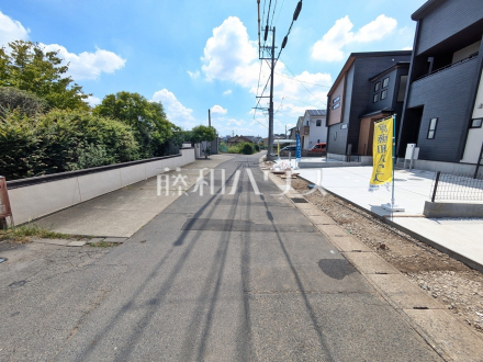 接道状況および現場風景　【春日井市町屋町】／撮影日2026/07/20