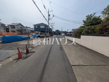接道状況および現場風景　【春日井市町屋町】／撮影日2026/05/02