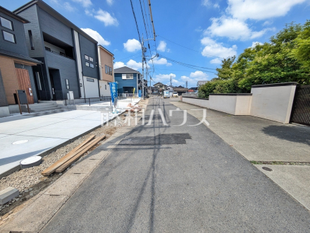 接道状況および現場風景　【春日井市町屋町】／撮影日2026/07/20