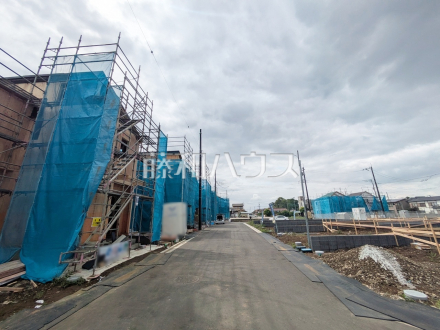 接道状況および現場風景　【新座市野火止３丁目】／撮影日2026/05/24