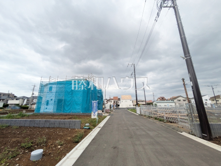 接道状況および現場風景　【新座市野火止３丁目】／撮影日2026/05/24