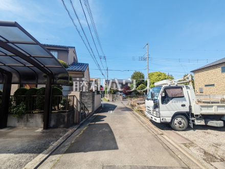 接道状況および現場風景　【八王子市平岡町】／撮影日2026/05/02