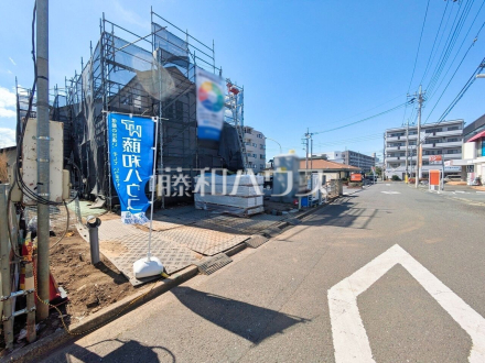 接道状況および現場風景　【小平市仲町】／撮影日2026/05/09