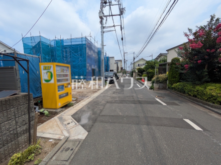 接道状況および現場風景　【練馬区南田中１丁目】／撮影日2026/07/16