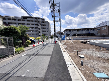 接道状況および現場風景　【練馬区南田中１丁目】／撮影日2026/05/15
