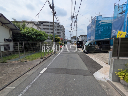 接道状況および現場風景　【練馬区南田中１丁目】／撮影日2026/07/16