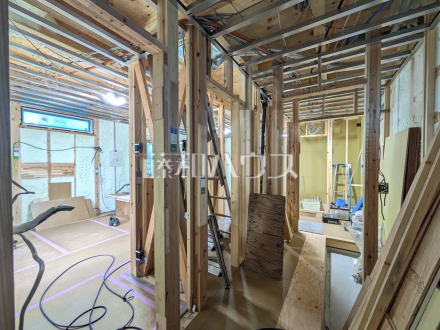 1号棟　建築中内観　【練馬区南田中１丁目】／撮影日2026/07/16