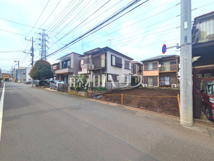 接道状況および現場風景　【八王子市高倉町】／撮影日2026/04/05