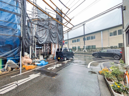 接道状況および現場風景 【八王子市上野町】/撮影日2026/09/26