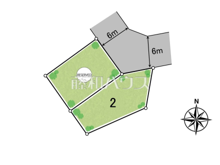 全体区画図　【西東京市北町５丁目】