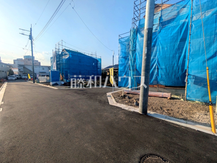 接道状況および現場風景　【府中市分梅町３丁目】／撮影日2026/05/15