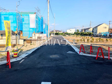 接道状況および現場風景　【府中市分梅町３丁目】／撮影日2026/05/15