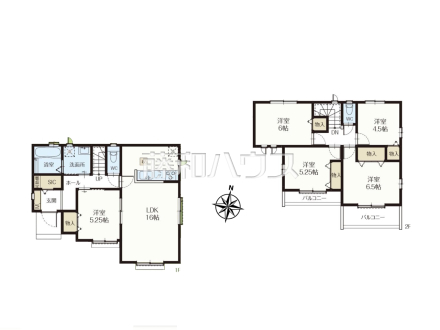 間取図　【練馬区大泉学園町６丁目】