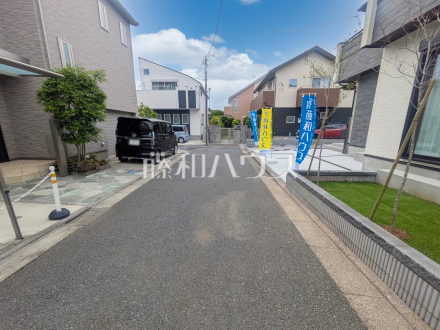 接道状況および現場風景　【練馬区大泉学園町６丁目】／撮影日2026/04/24