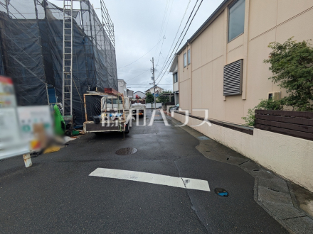 接道状況および現場風景　【春日井市梅ケ坪町】／撮影日2026/09/11