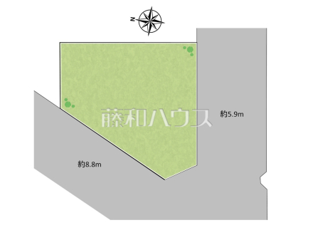 全体区画図　【春日井市梅ケ坪町】