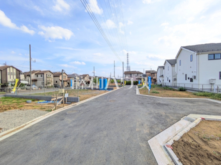 接道状況および現場風景　【立川市若葉町２丁目】／撮影日2026/04/14