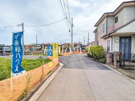 接道状況および現場風景　【立川市若葉町２丁目】／撮影日2026/04/24