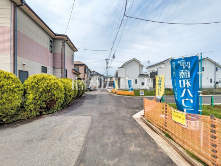 接道状況および現場風景　【立川市若葉町２丁目】／撮影日2026/04/24