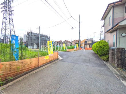 接道状況および現場風景 【立川市若葉町2丁目】/撮影日2026/07/03