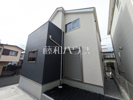 1号棟　接道状況および現場風景　【八王子市西寺方町】／撮影日2026/09/13