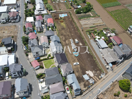 航空写真　【清瀬市野塩３丁目】
見学はしたいけど、なかなか時間が取れない…そんな方に出勤前や仕事終わりにマイホームを見学できるサポートをいたします。／撮影日2026/05/25