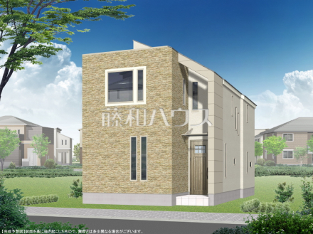 B号棟　完成予想図（外観）　【小平市鈴木町１丁目】