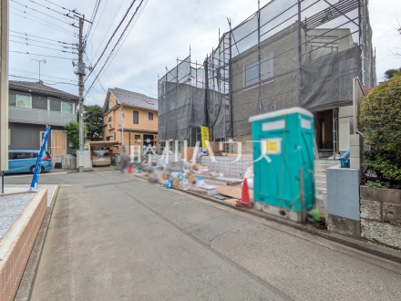 接道状況および現場風景　【小平市鈴木町１丁目】／撮影日2026/07/13