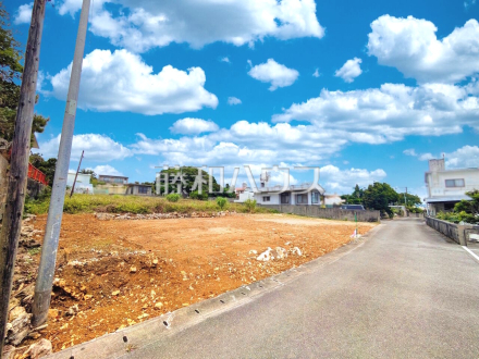 接道状況および現場風景　【八重瀬町字安里】／撮影日2026/04/17