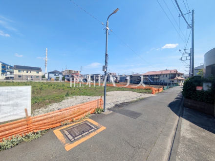 接道状況および現場風景　【調布市若葉町２丁目】／撮影日2026/04/19