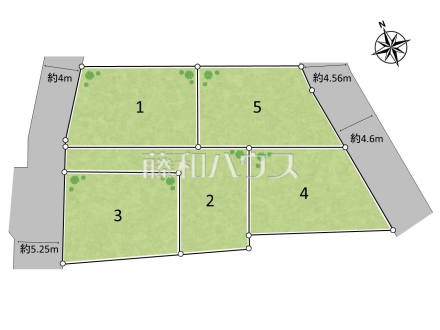 全体区画図　【東大和市奈良橋６丁目】
