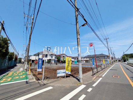 接道状況および現場風景　【調布市富士見町３丁目】／撮影日2026/05/02