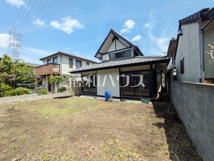 庭　【日野市南平９丁目】
お庭はガーデニングや家庭菜園だけでなく、子ども達の遊び場としても最適です　／撮影日2026/04/26