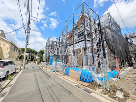 接道状況および現場風景 【武蔵野市桜堤3丁目】/撮影日2026/07/19