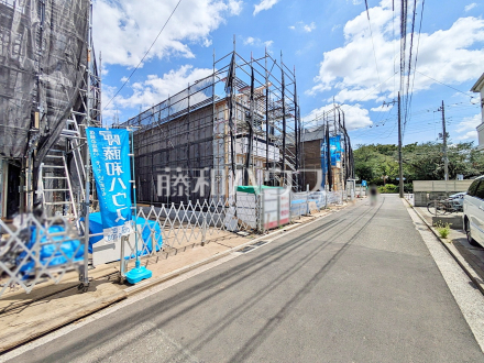 接道状況および現場風景 【武蔵野市桜堤3丁目】/撮影日2026/07/19