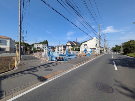 接道状況および現場風景　【武蔵野市桜堤３丁目】／撮影日2026/05/02