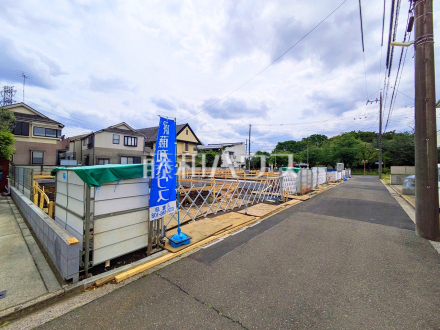 接道状況および現場風景　【武蔵野市桜堤３丁目】／撮影日2026/04/25