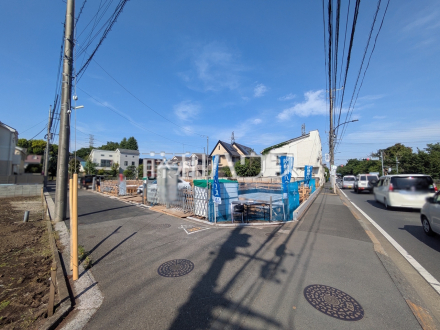 接道状況および現場風景　【武蔵野市桜堤３丁目】／撮影日2026/05/02