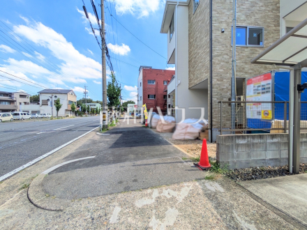 接道状況および現場風景　【春日井市柏井町２丁目】／撮影日2026/08/06