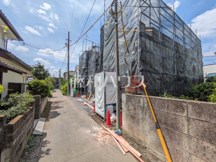 接道状況および現場風景　【国立市中１丁目】／撮影日2026/05/25