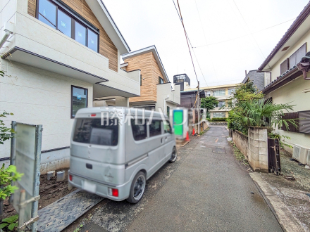 接道状況および現場風景　【国立市中１丁目】／撮影日2026/06/29