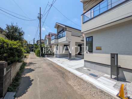 接道状況および現場風景　【国立市中１丁目】／撮影日2026/07/21