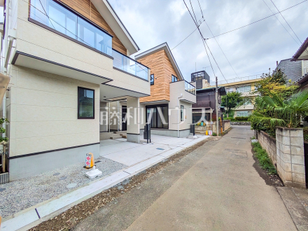 接道状況および現場風景　【国立市中１丁目】／撮影日2026/07/27